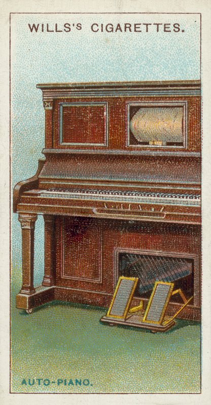 Auto-piano (chromolitho) av English School