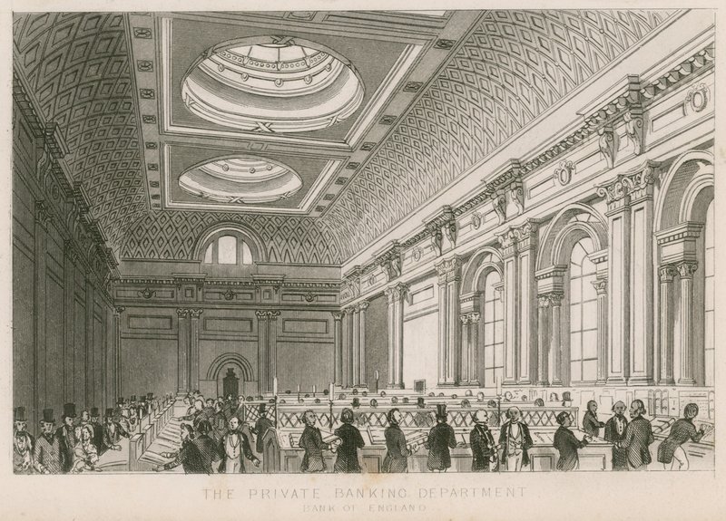 Bank of England, Private Banking Department av English School