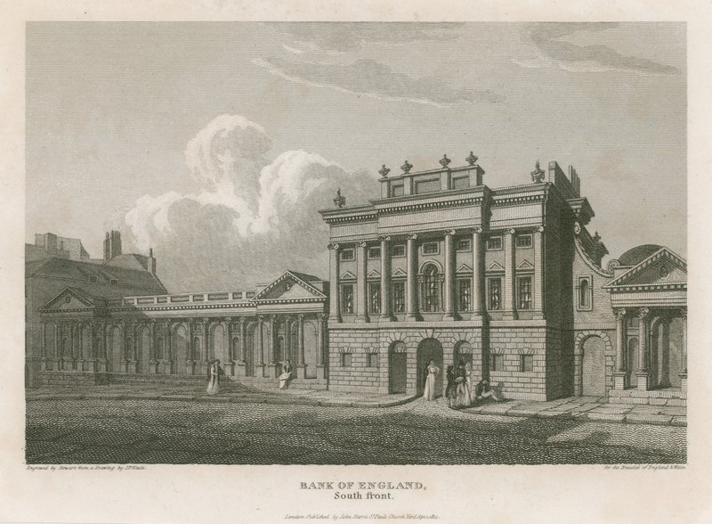 Bank of England, West Wing tillade av English School