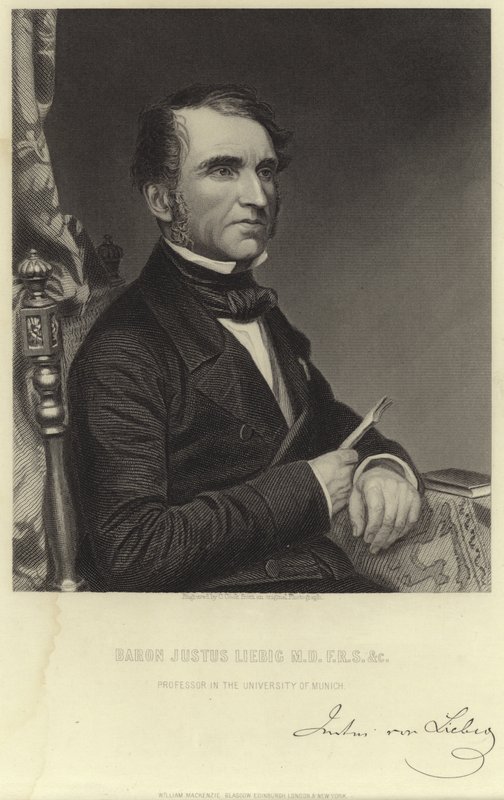 Baron Justus Liebig av English School