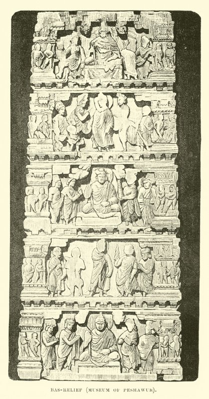 Bas-relief, Museum of Peshawur av English School