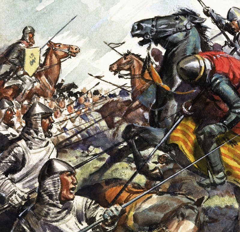 Slaget ved Bannockburn swed av English School