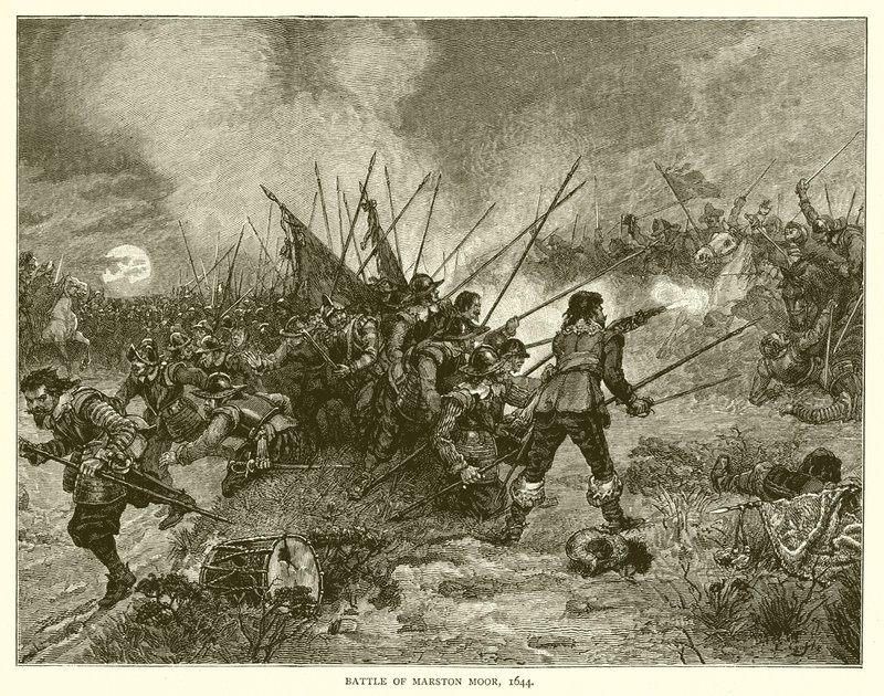 Slaget vid Marston Moor, 1644 av English School