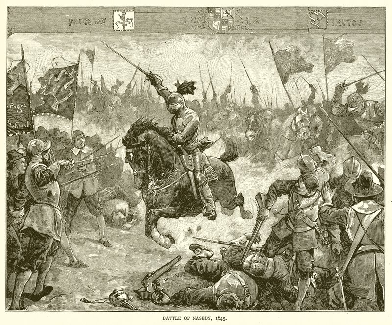 Slaget vid Naseby, 1645 av English School
