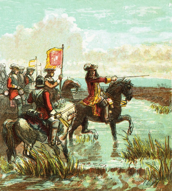 Battle of the Boyne av English School