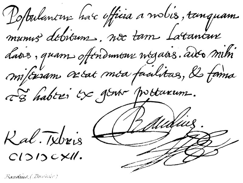 Baudius, (Dominic) av English School