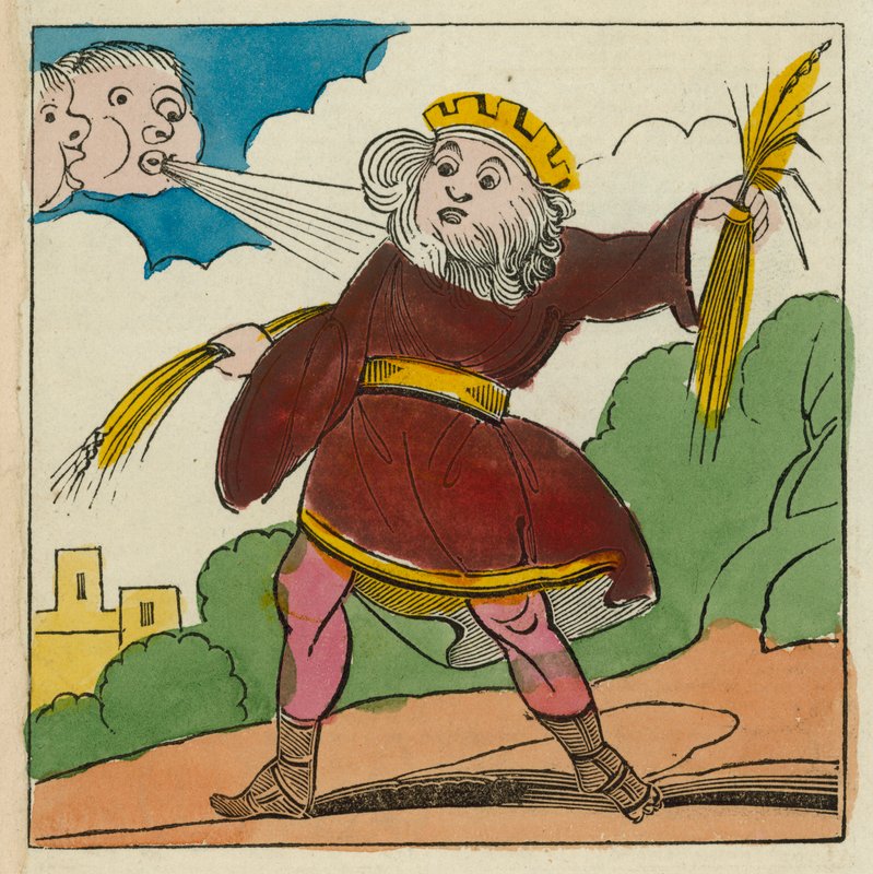 Skönheter av Shakespeare: Kung Lear (kolorerad gravyr) av English School