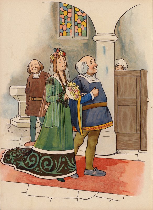 Bättre sent än aldrig (chromolitho) av English School
