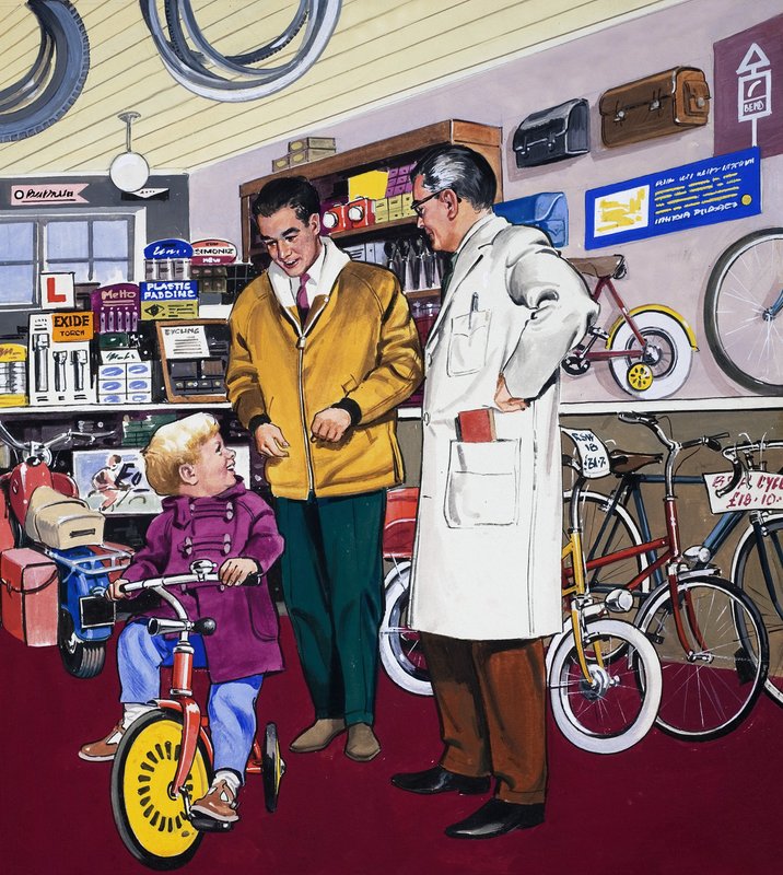 Cykelaffär av English School