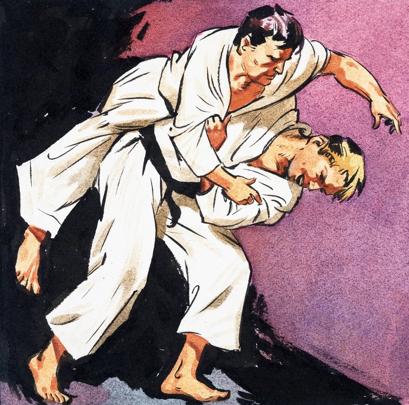 Svart bälte Judo av English School