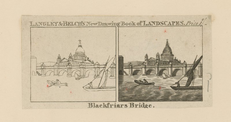 Blackfriars Bridge av English School