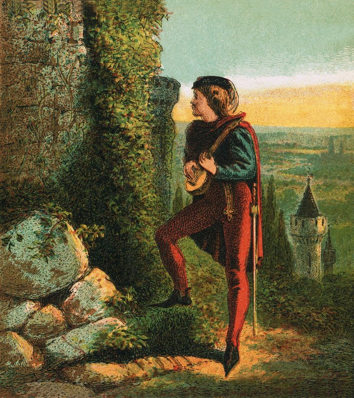Blondel på Richards fängelse av English School