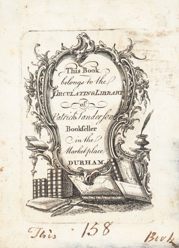 Boktallrik, Patrick Sanderson av English School