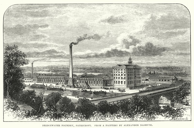 Bridgewater Foundry, Patricroft (gravyr) av English School