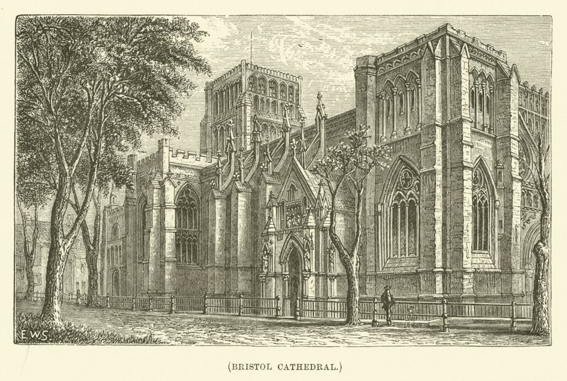 Bristols katedral (gravyr) av English School