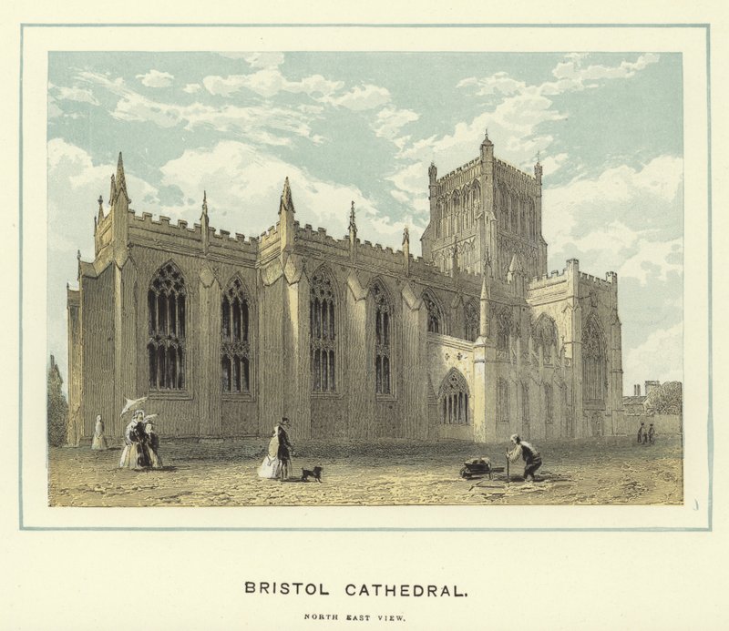Bristol Cathedral, nordostvy av English School
