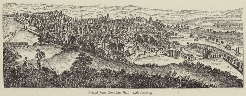 Bristol från Brandon Hill av English School