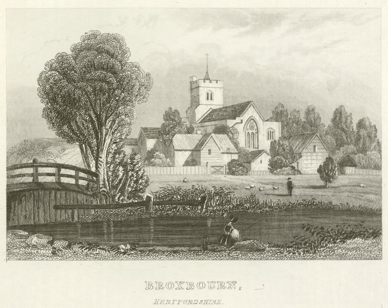 Broxbourne, Hertfordshire (gravyr) av English School