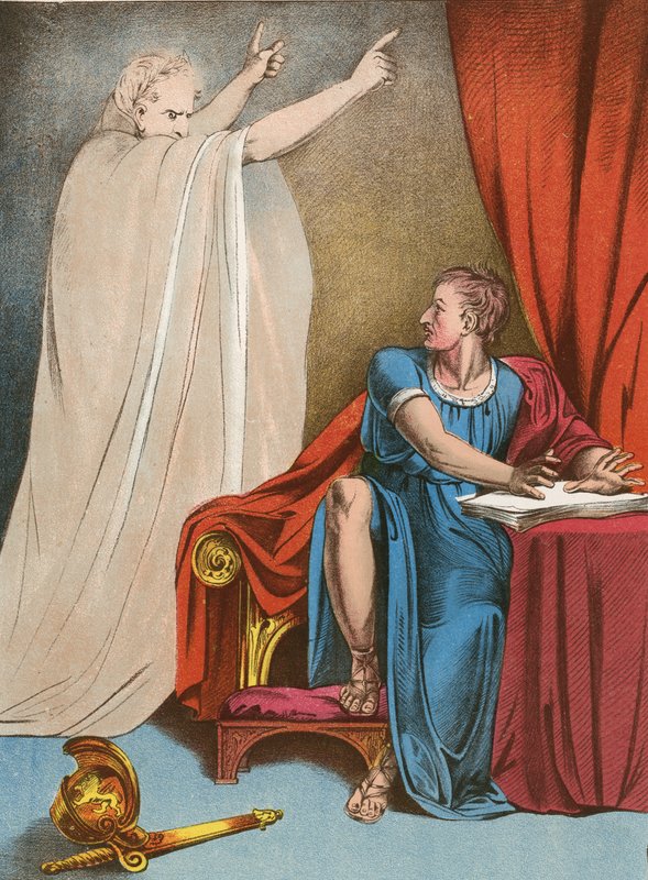Brutus och Julius Caesars spöke av English School