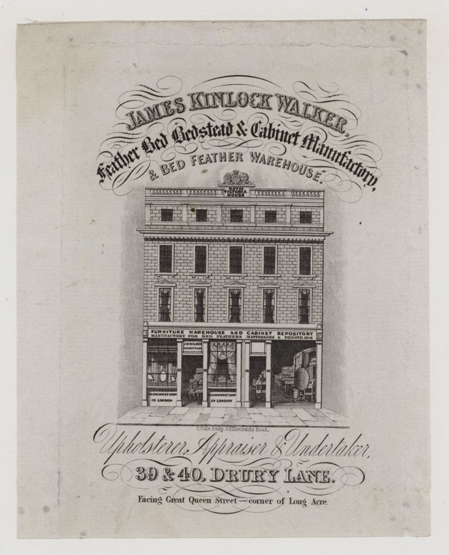 Skåpsmakare, James Kinlock Walker, byteskort av English School