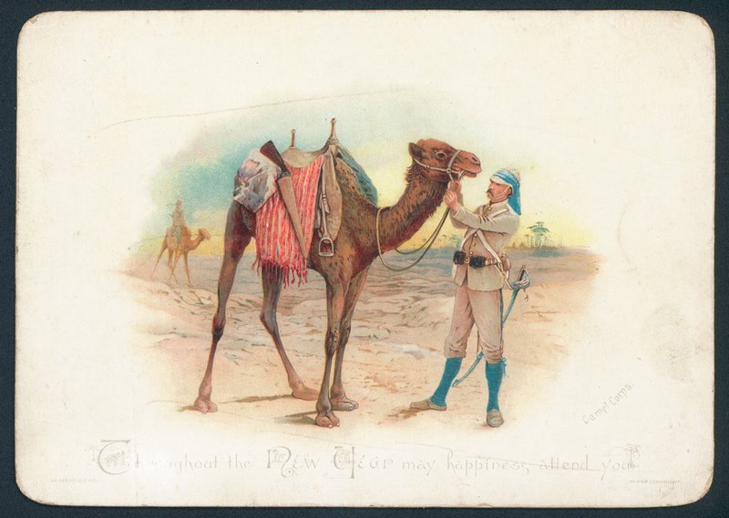 Camel Corps julkort av English School