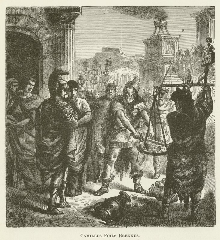 Camillus Foils Brennus av English School