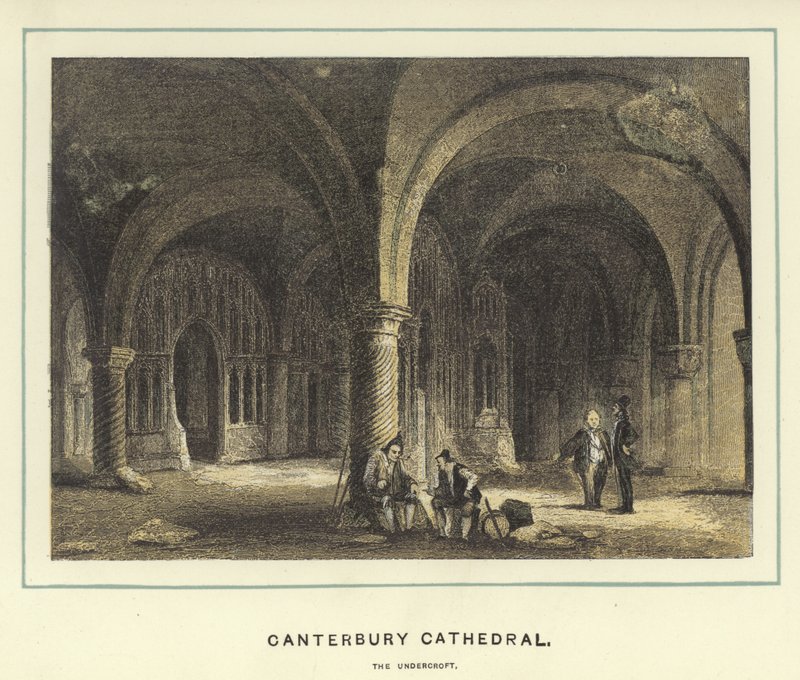 Canterbury Cathedral, undertorpet av English School