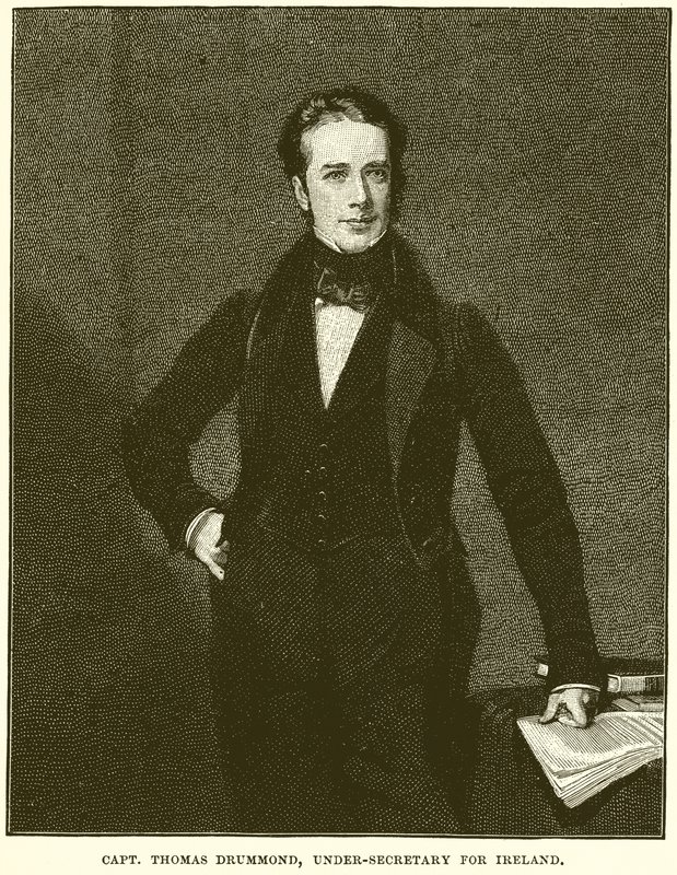 Kapten Thomas Drummond, undersekreterare för Irland av English School