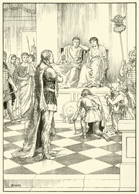 Caractacus (bläck på papper) av English School