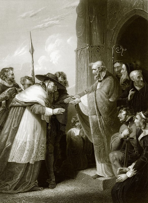 Kardinal Wolsey av English School