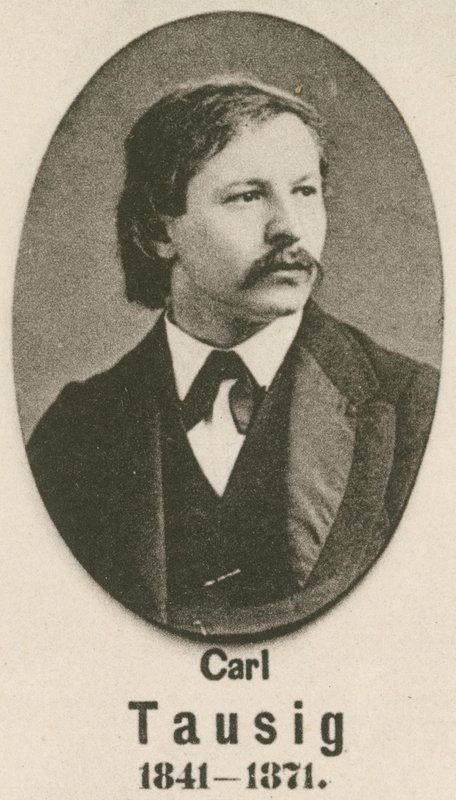 Carl Tausig (gravyr) av English School