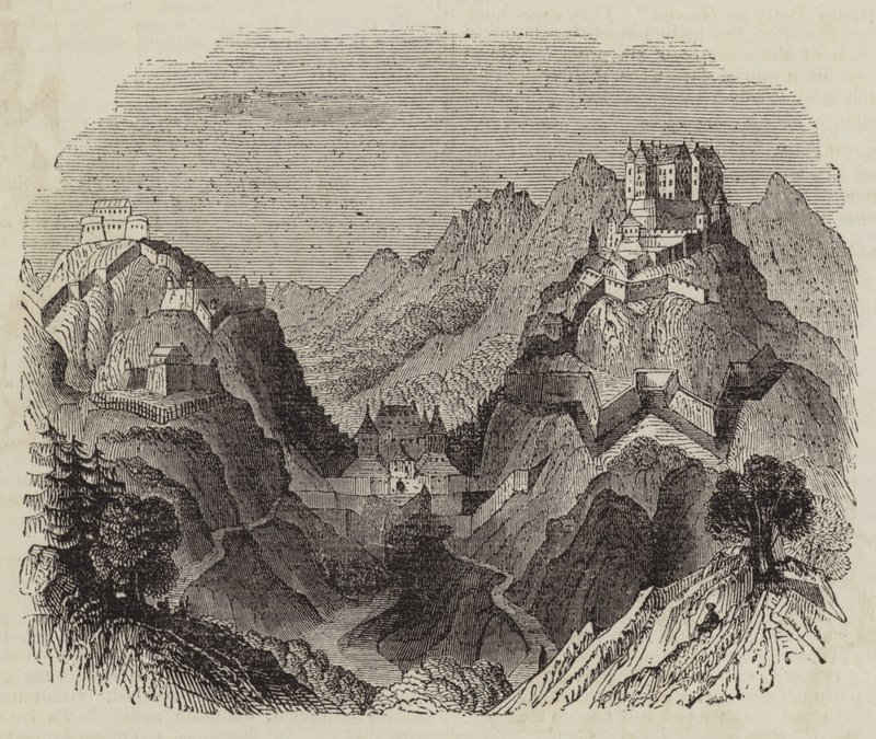 Erenburgs slott (gravyr) av English School