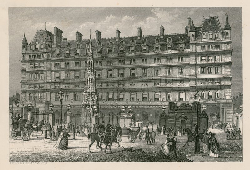 Charing Cross järnvägsstation, London av English School