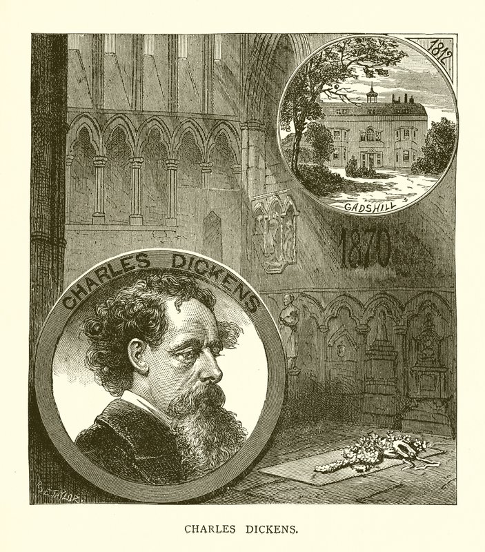 Charles Dickens av English School