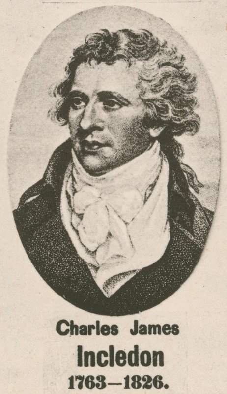 Charles James Incledon (gravyr) av English School