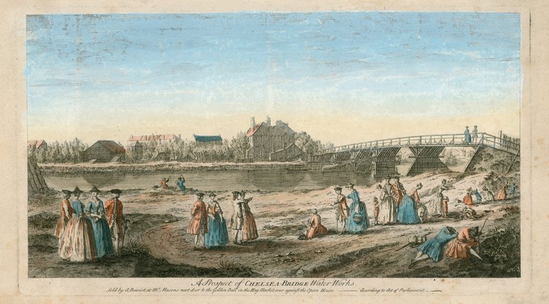 Chelsea Bridge Waterworks av English School