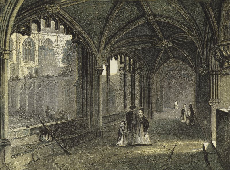 Chester Cathedral, The Cloisters av English School