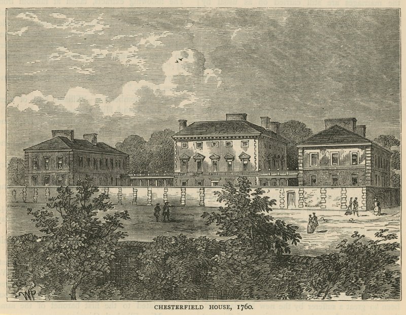Chesterfield House, 1760 av English School