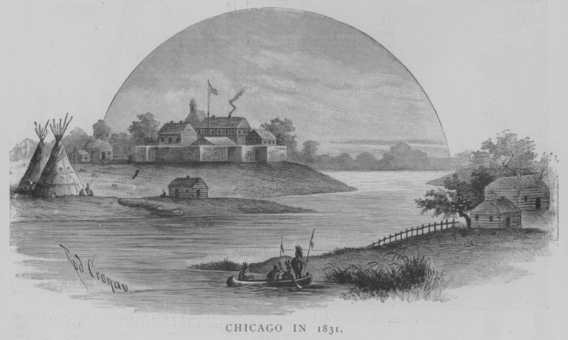 Chicago 1831 (gravyr) av English School