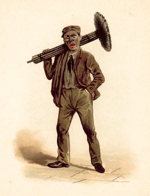 Skorstensfejare (chromolitho) av English School