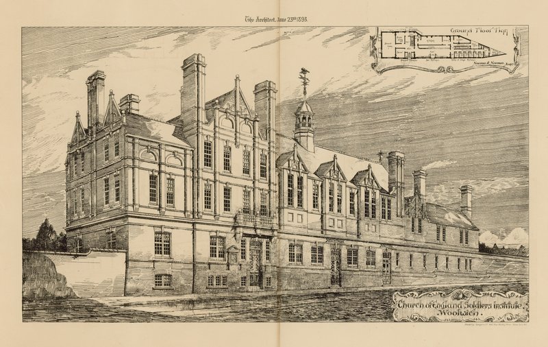 Church of England Soldiers Institute i Woolwich av English School