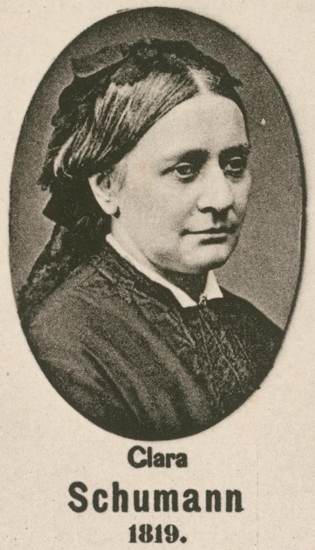 Clara Schumann (gravyr) av English School