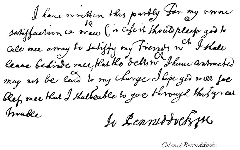 Överste Penruddock av English School