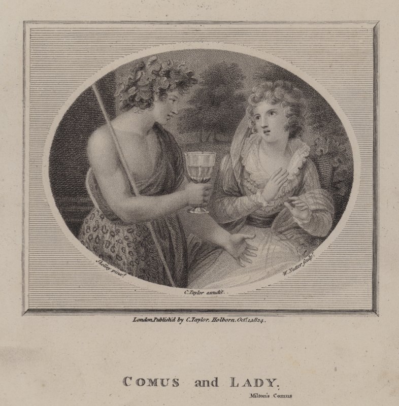 Comus och Lady av English School
