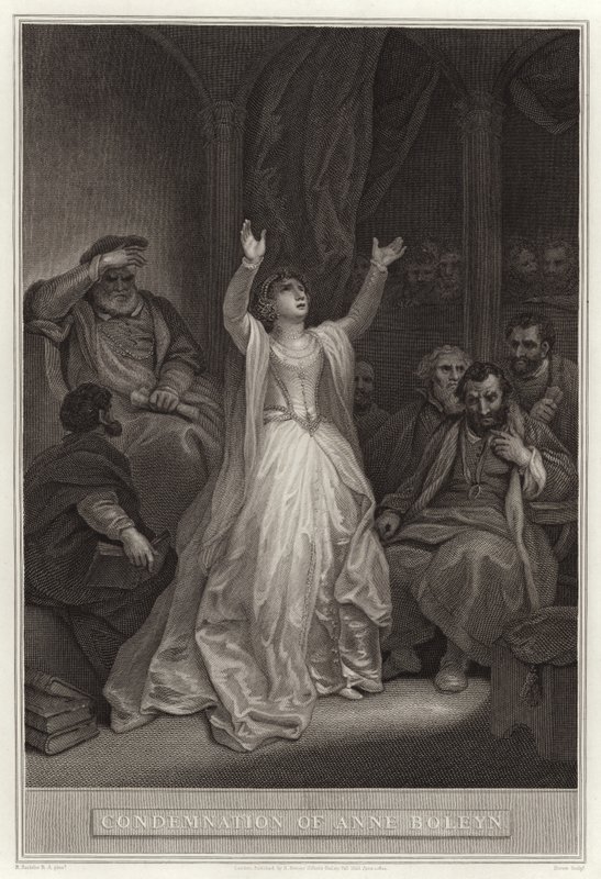 Fördömande av Anne Boleyn av English School