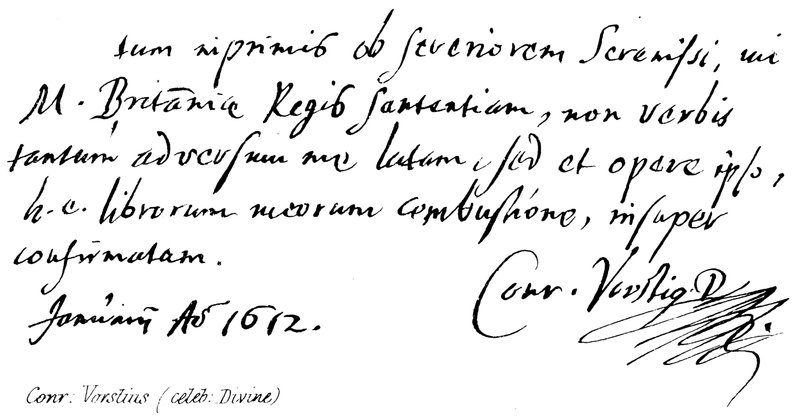 Conrad: Vorstius (kändis: Divine) av English School