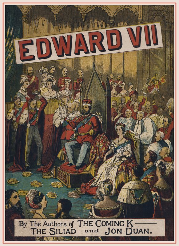 Omslag till Edward VII - en pjäs av English School