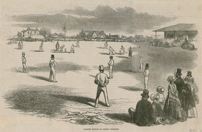 Cricketmatch på Lords Grounds av English School