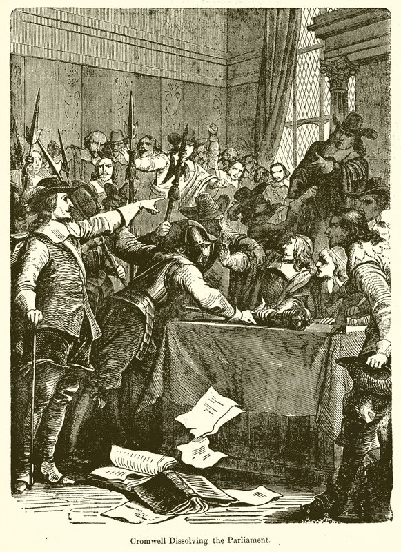 Cromwell upplöser parlamentet av English School