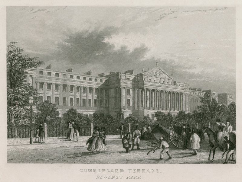 Cumberland Terrace, Regents Park, London av English School